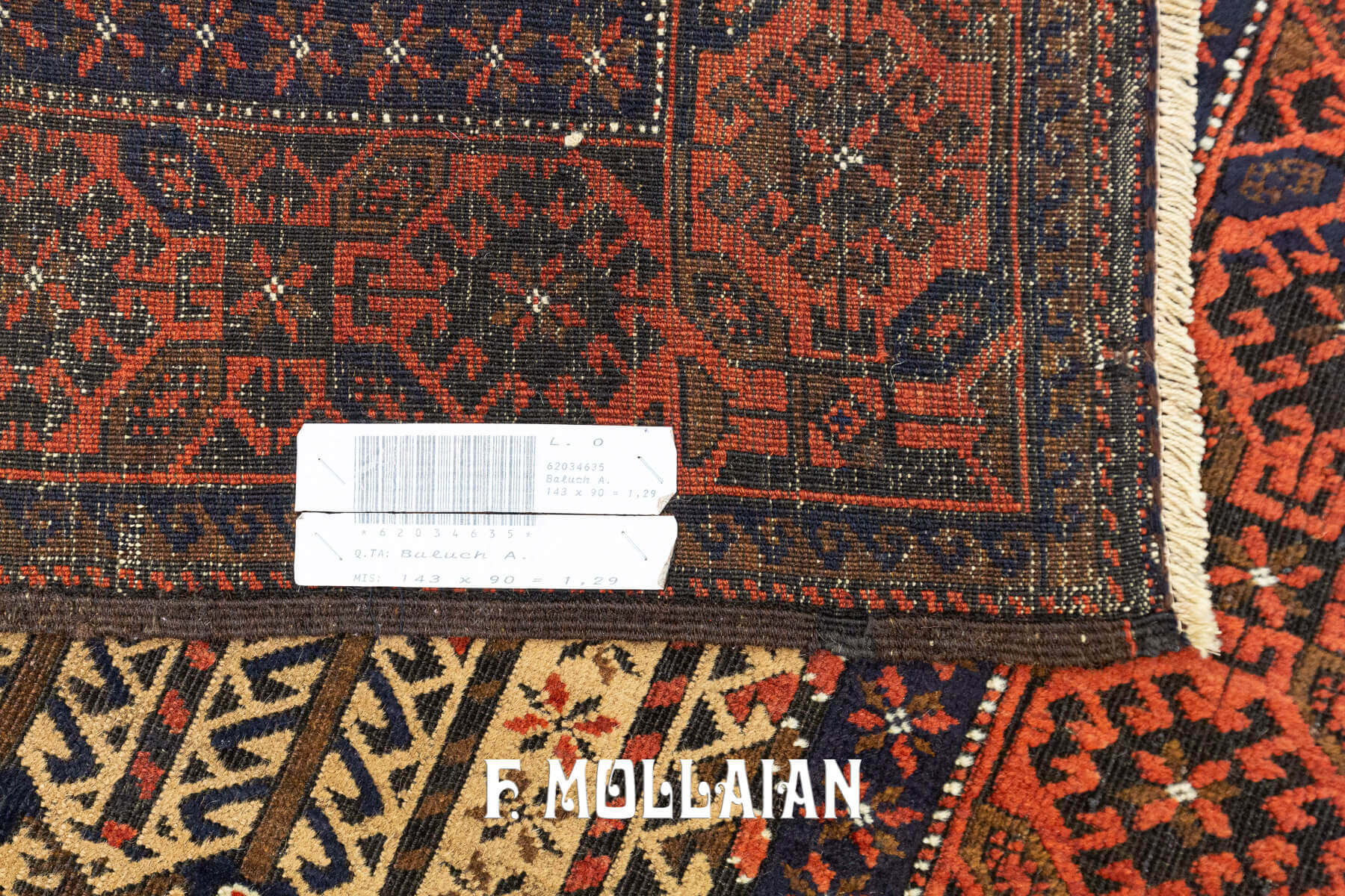 Antique Persian Baluch Hand-Knotted Rug n°:62034635
